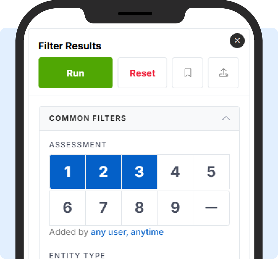 Filtering using the Query Builder within ActionBuilder